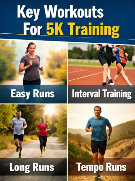 Key workouts for 5K training